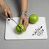 White Marble Chopping Board with Mother of Pearl